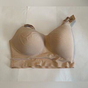 Pink Seamless Tan Bra